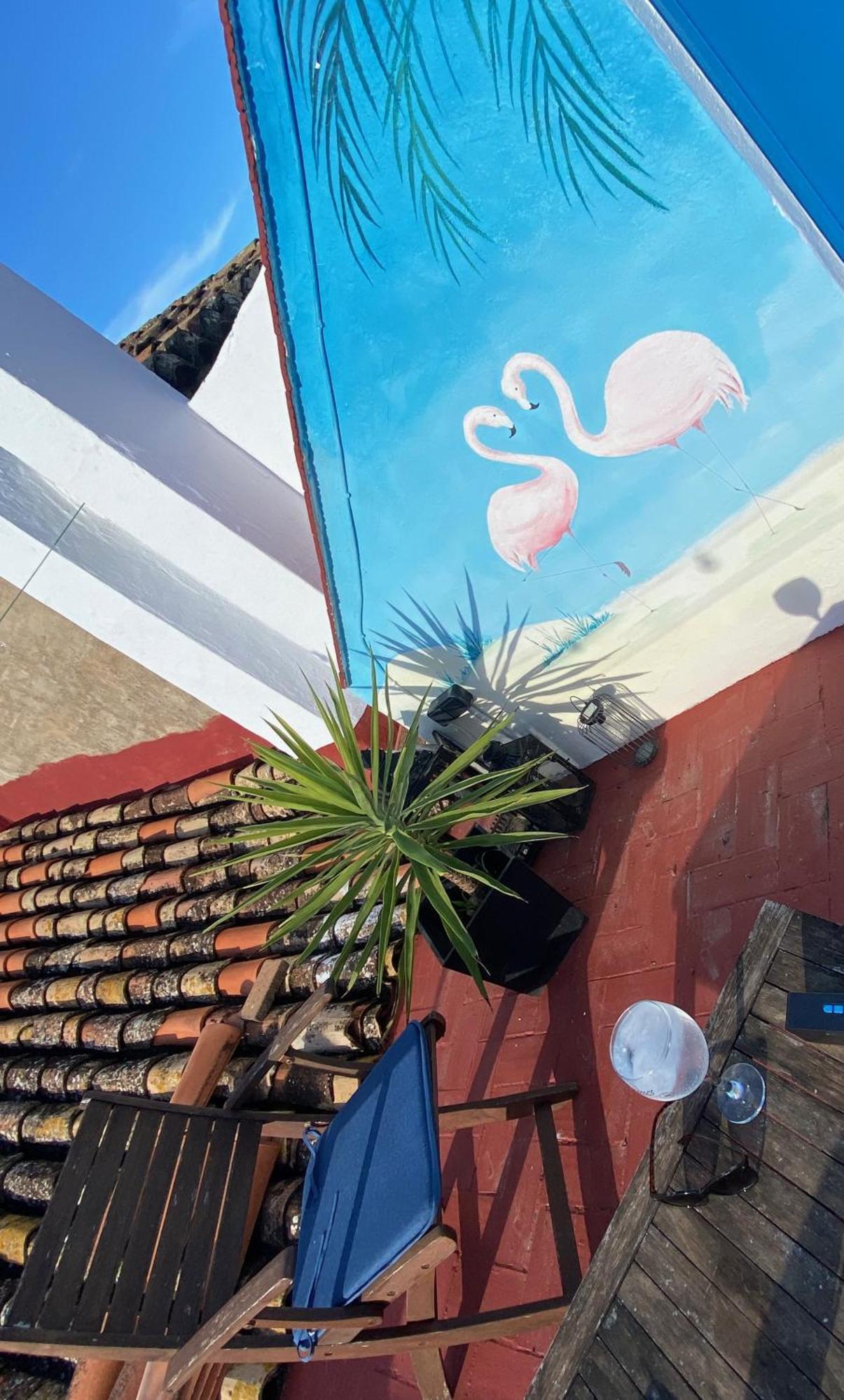 Casa De Los Dos Flamencos Miramar Buitenkant foto